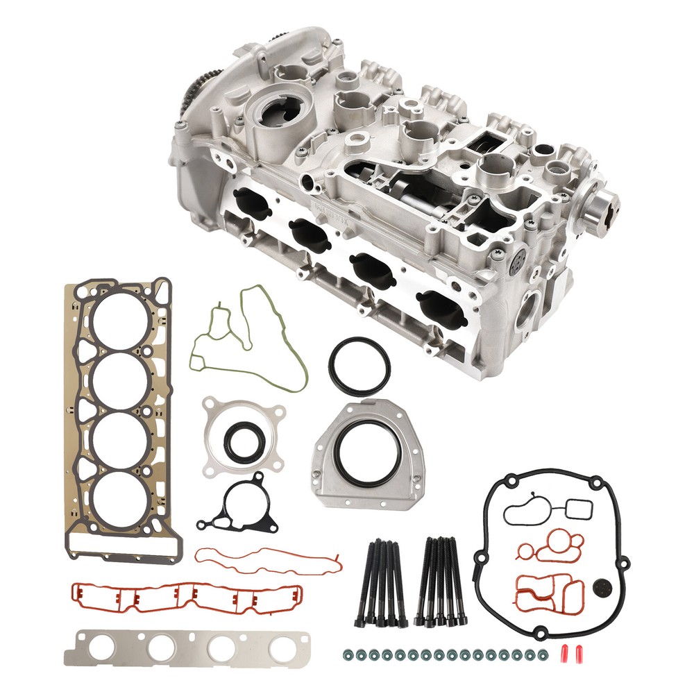 Complete Engine Cylinder Head Assembly with Crankshaft & Gasket Kit for Audi A4 Q5