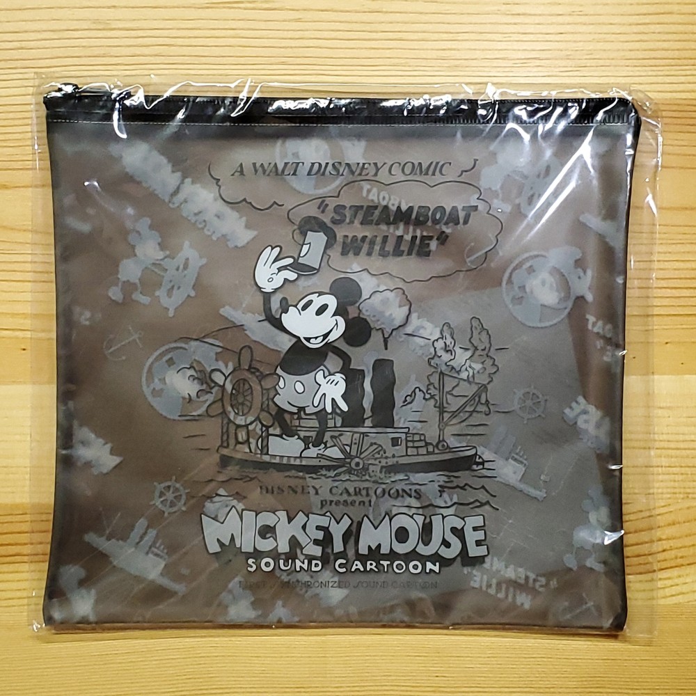 Happy Lottery Disney 100 Prize E Mickey Mouse Steamboat Willie Flat Pouch