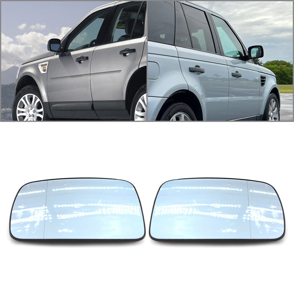1 Pair Side Door Mirror Glass For Land Rover Discovery 3 For Freelander 2 06-0