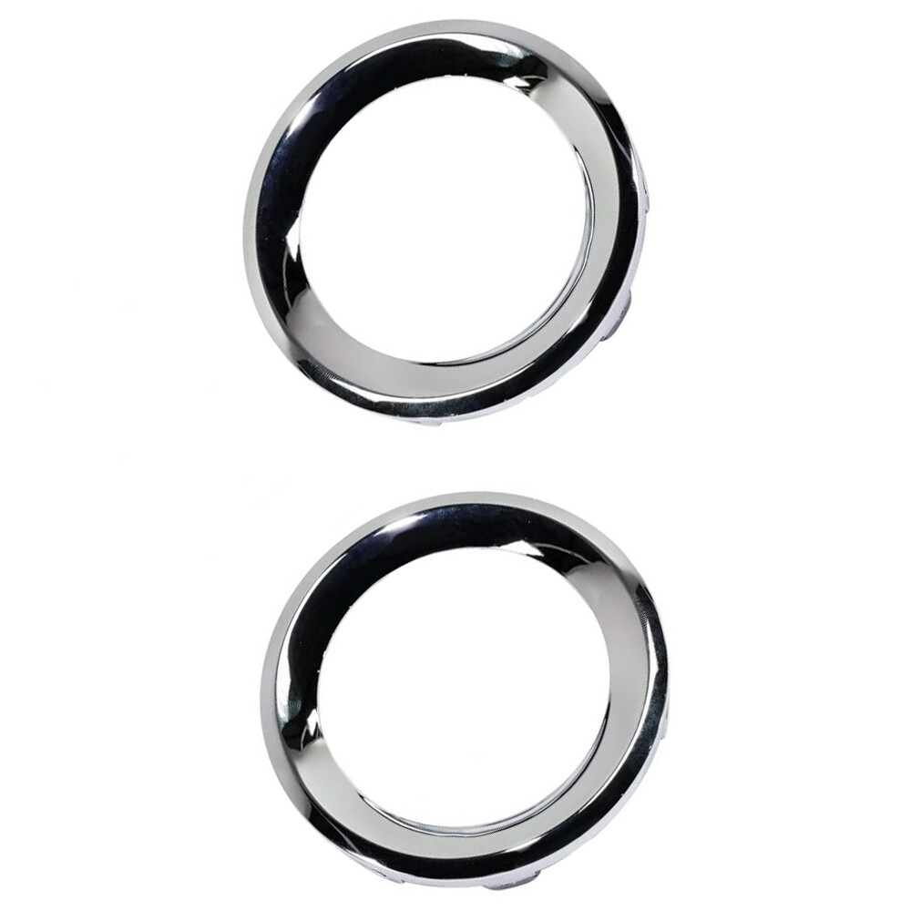 2pcs Pair Tow Eye Covers Fog light Lower bumper grill Driver & Passenger