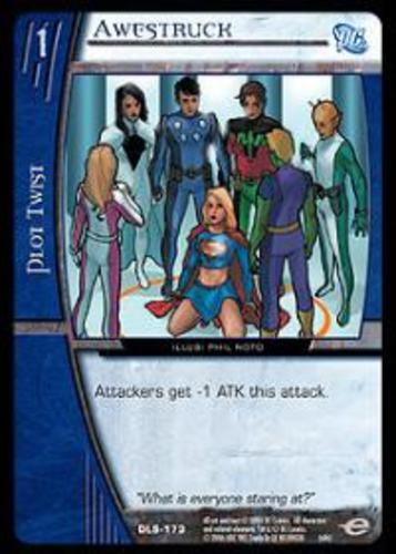 VS System: Awestruck [Played] DC Legion of Super Heroes TCG CCG Classic Marvel D