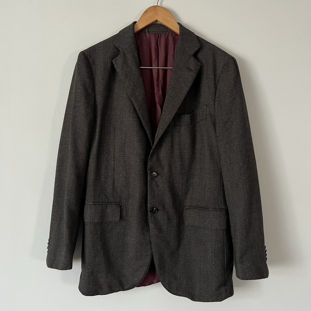 Suitsupply La Spalla Men's Blazer Wool And Cashmere Size 52