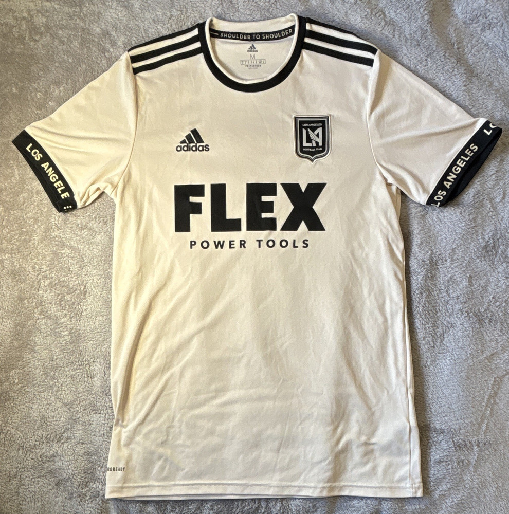 adidas Los Angeles Football Club MLS Soccer Jersey Men’s M White/Black
