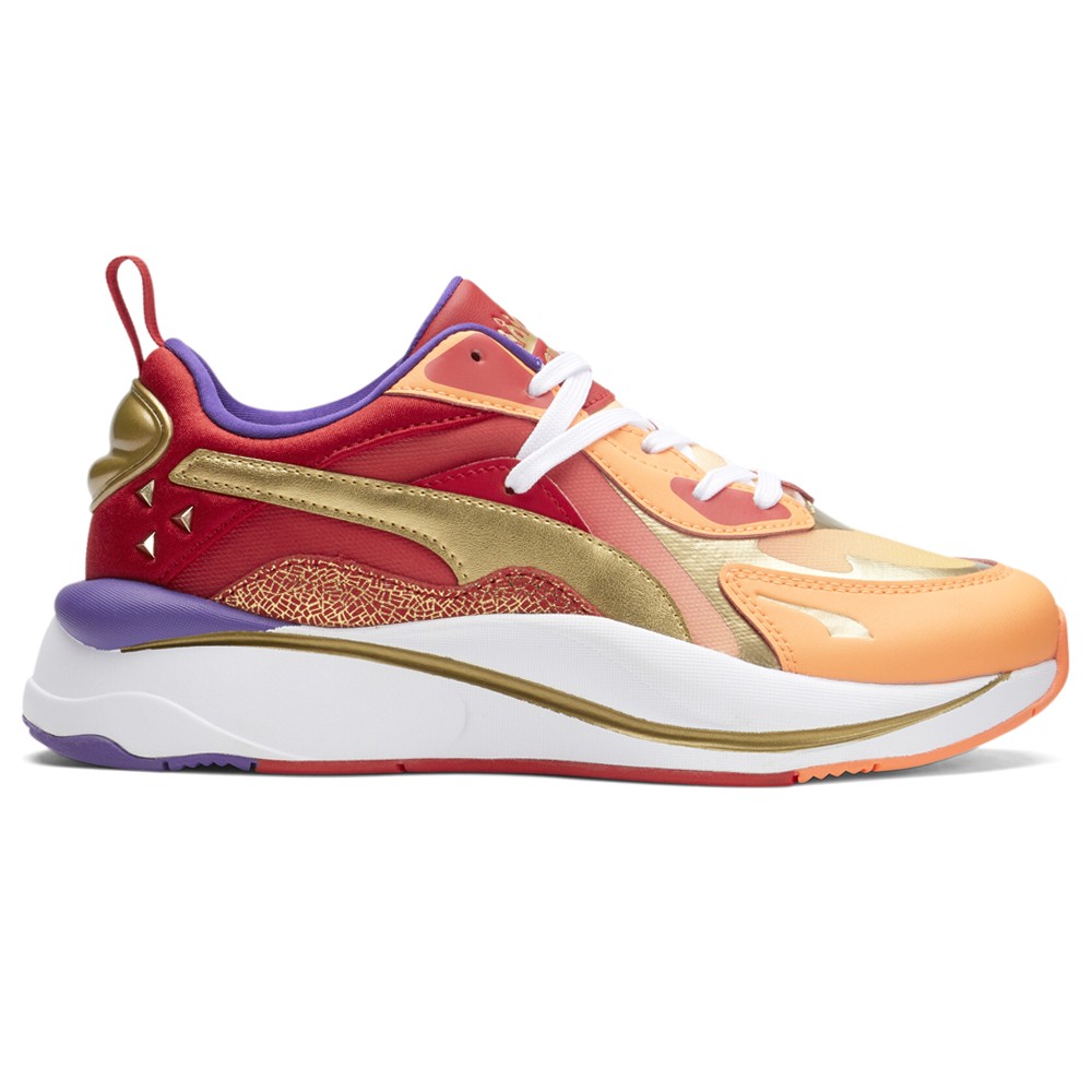 PUMA RsCurve I Am Brave Lace Up  Womens Orange Sneakers Casual Shoes 38712501
