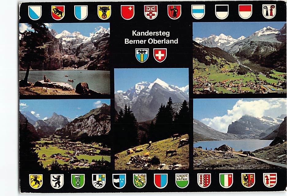 Postcard Kandersteg Switzerland