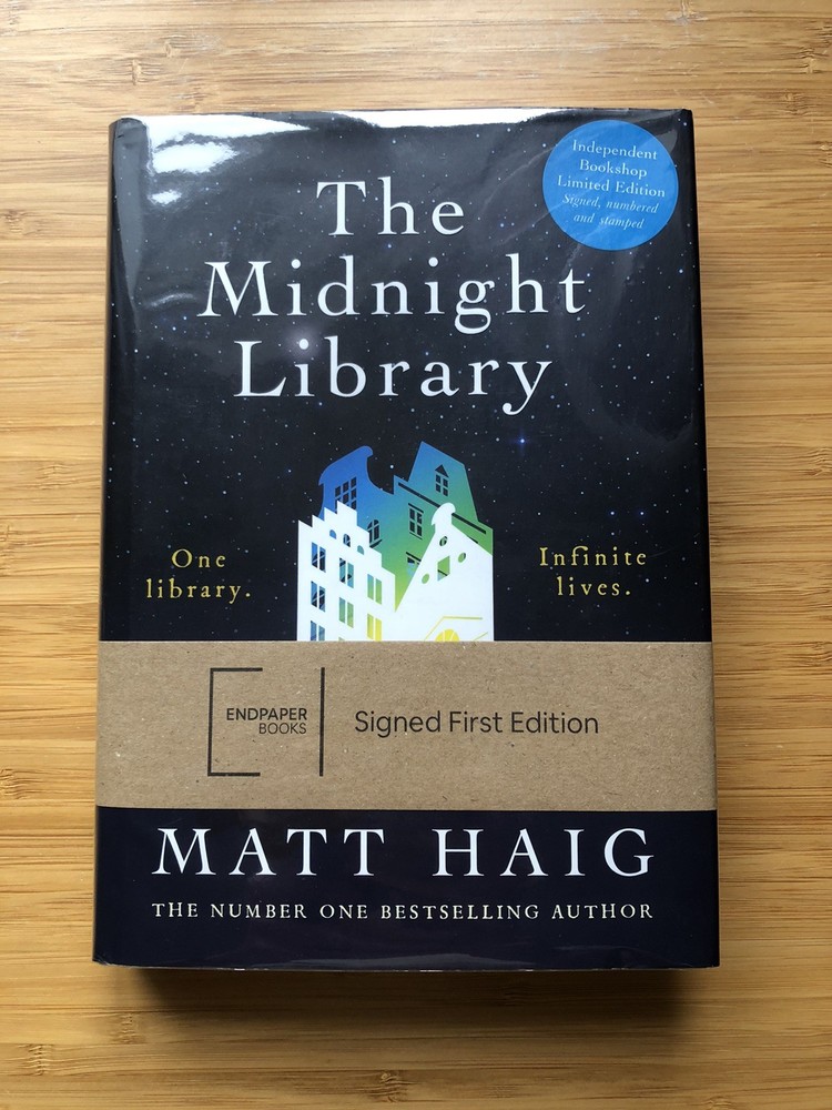 The Midnight Library | Signed By Matt Haig | Independent Bookshop Edition (UK)
