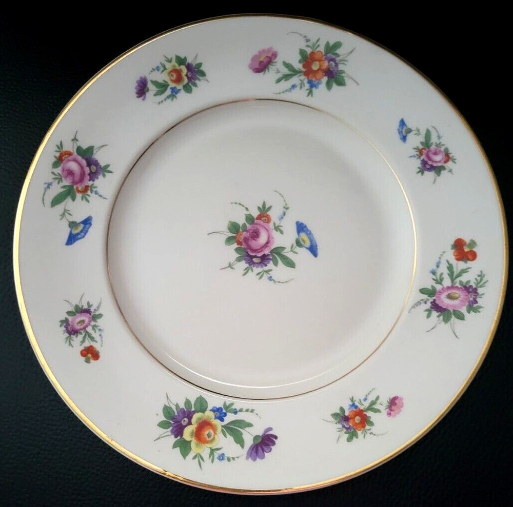 Set Of 2 Vtg Syracuse China Old Ivory Selma Dinner Plates 9 3/4