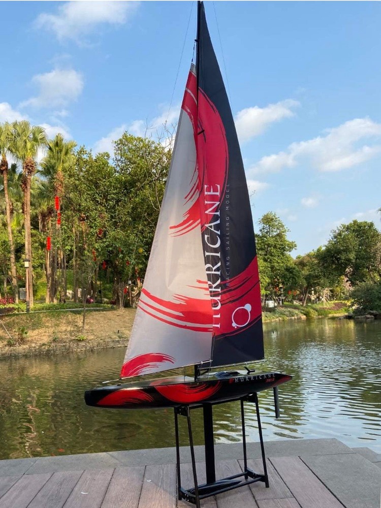 Racent Hurricane RC Electric ABS Sail Yacht Boat 2.4G RTR V791-2-image