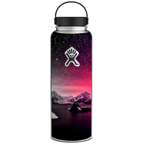 Skin Decal for Hydro Flask 40 oz Wide Mouth / Winter Starry Night