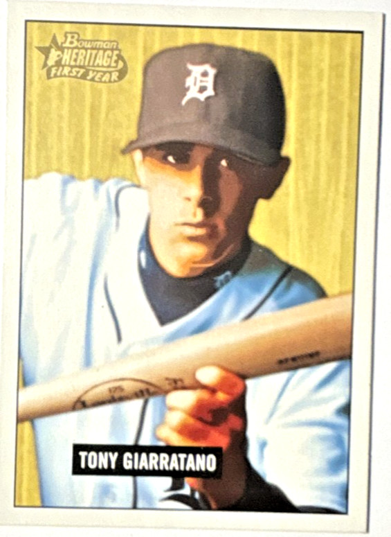 2005 Bowman Heritage - Tony Giarratano #218 (RC)