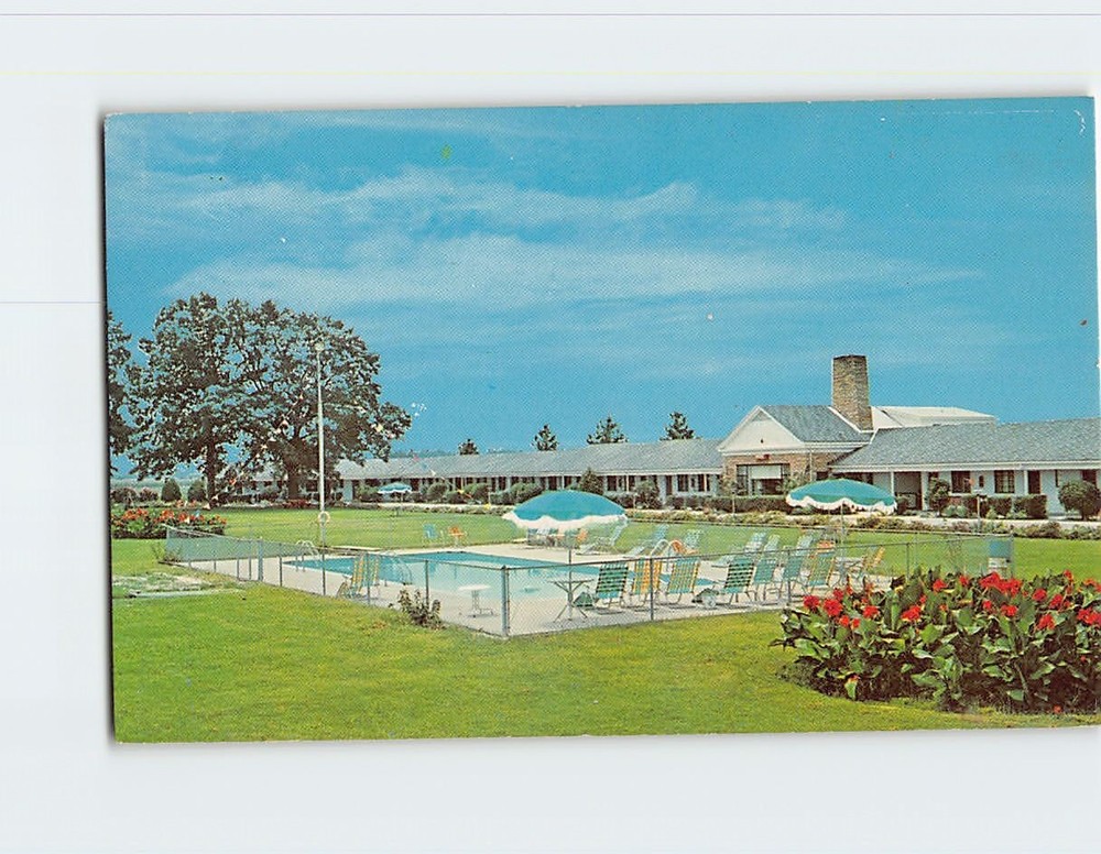 Postcard Motel & Restaurant Weldon North Carolina USA