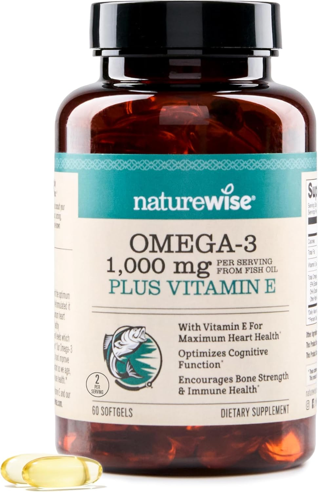 Extra-Strength Omega 3 Fish Oil Supplement - 1000Mg per Serving - 600 EPA & 400