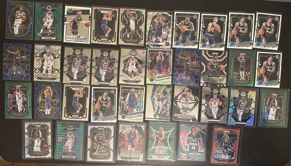 Denver Nuggets 37 Card NBA Lot - Rookies/Parallels/Inserts/SP - NO BASE