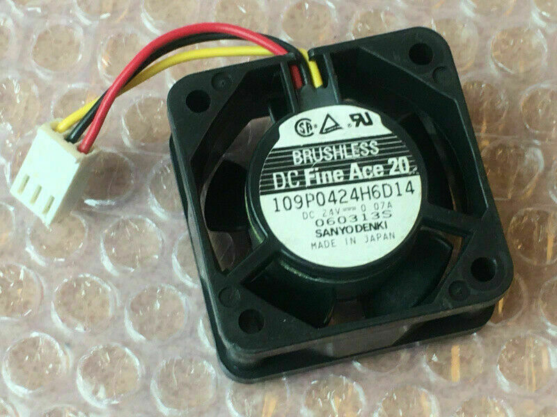 A90L-0001-0385 109P0424H6D14 24V 0.07A 3-pin dual server system fan #F22