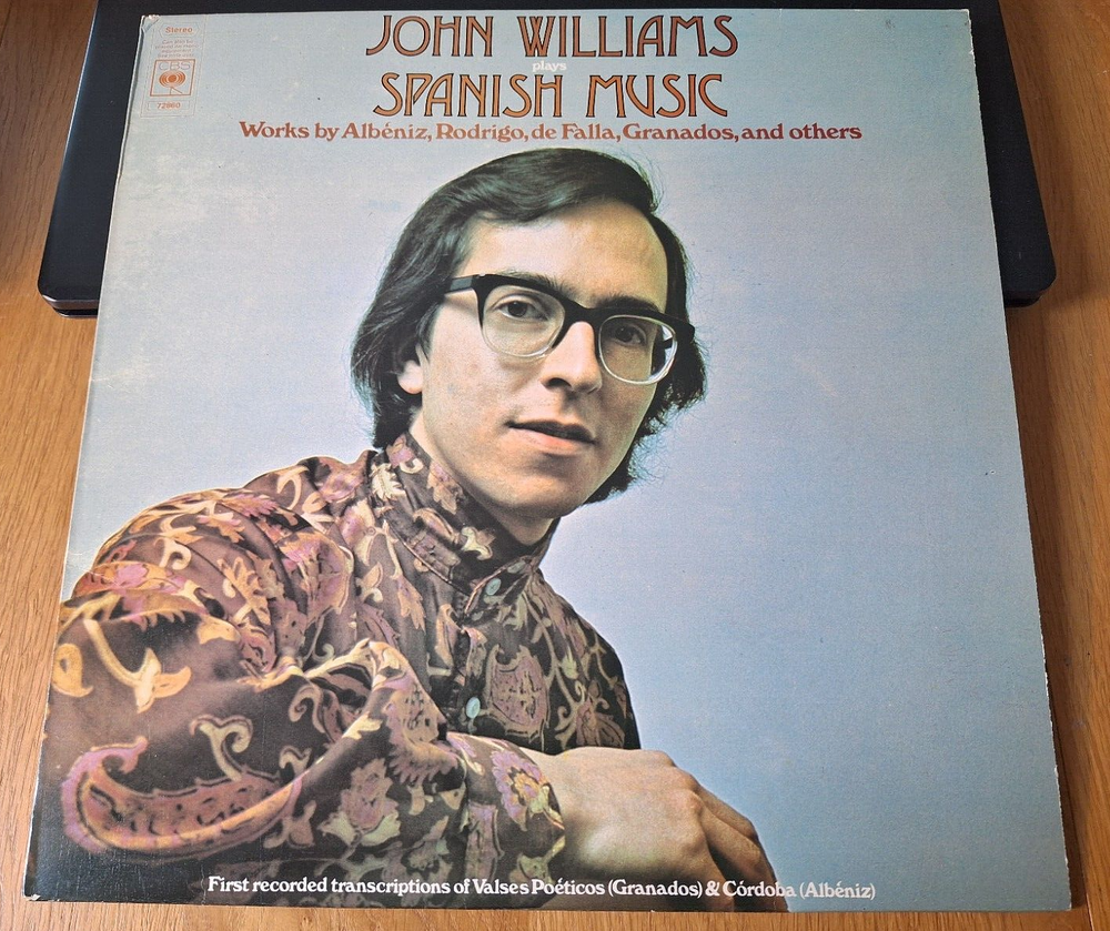 John Williams ‎– Plays Spanish Music: Vinyl LP. CBS ‎– 72860, UK. 1970. EX