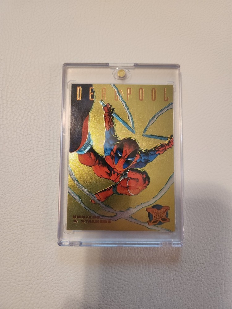 1995 Fleer Ultra X-men Hunters & Stalkers Gold Deadpool