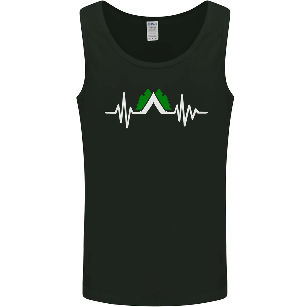 Pulse Camping Festival ECG Mens Sleeveless Vest Tank Top