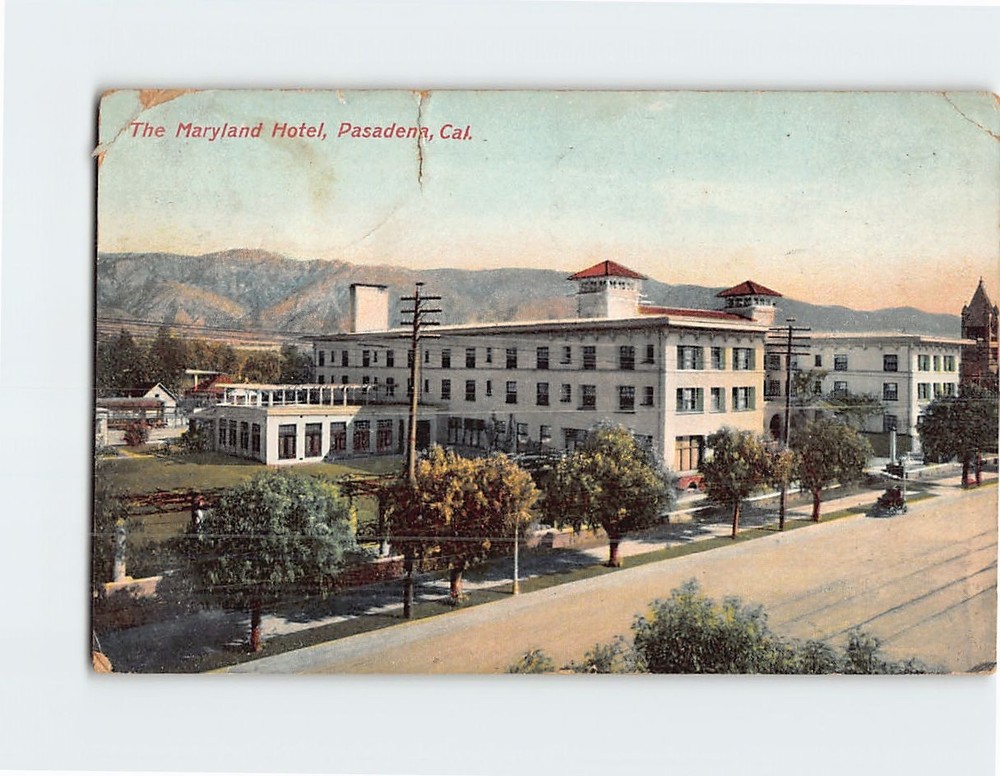 Postcard The Maryland Hotel Pasadena California USA