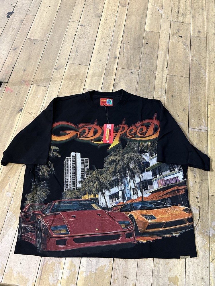 Size XXL - Godspeed New York South Beach Drive Miami Superrun Shirt - Black