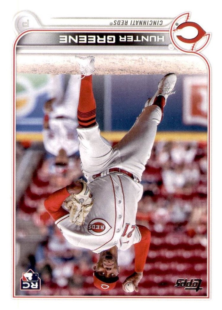 2022 Topps Update Series - Hunter Greene #US160 Pitching in White Jersey (RC)