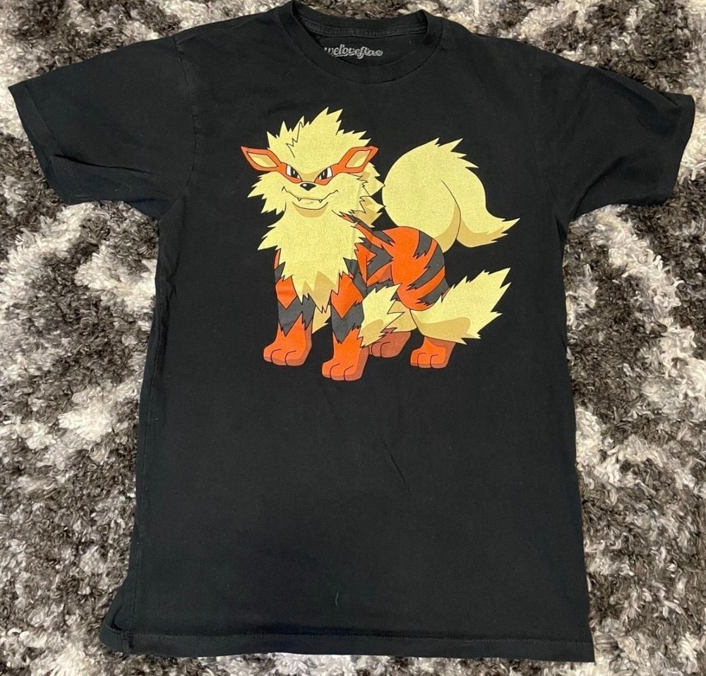 Vintage 2013 Welovefine Pokemon Arcanine Graphic T-Shirt - Size M