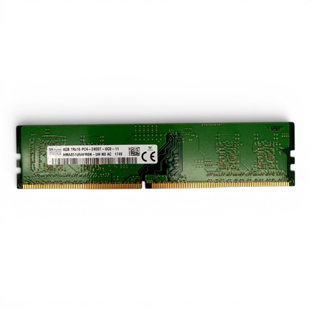 SK Hynix 4GB DDR4 2400MHz PC4-2400T UDIMM Desktop RAM HMA851U6AFR6N-UH