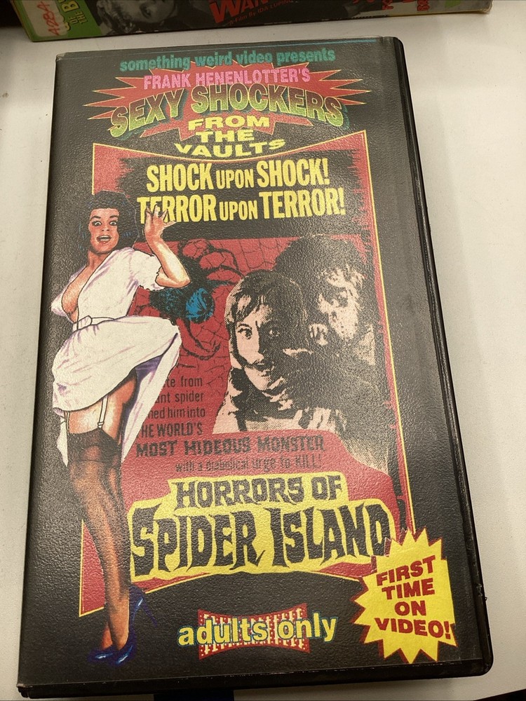 RARE! Something Weird Video - Sexy Shockers HORRORS OF SPIDER ISLAND (1960 VHS)