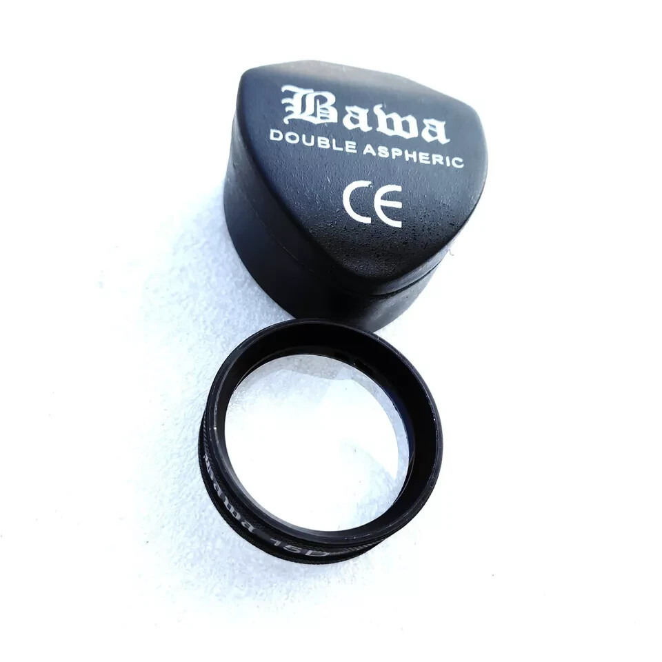Optimize Vision with 15D Double Aspheric Lens in Black Case & Free Shipping