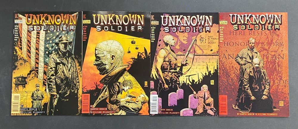 Unknown Soldier (1997) #'s 1 2 3 4 Complete VF+ (8.5) Set Garth Ennis Vertigo
