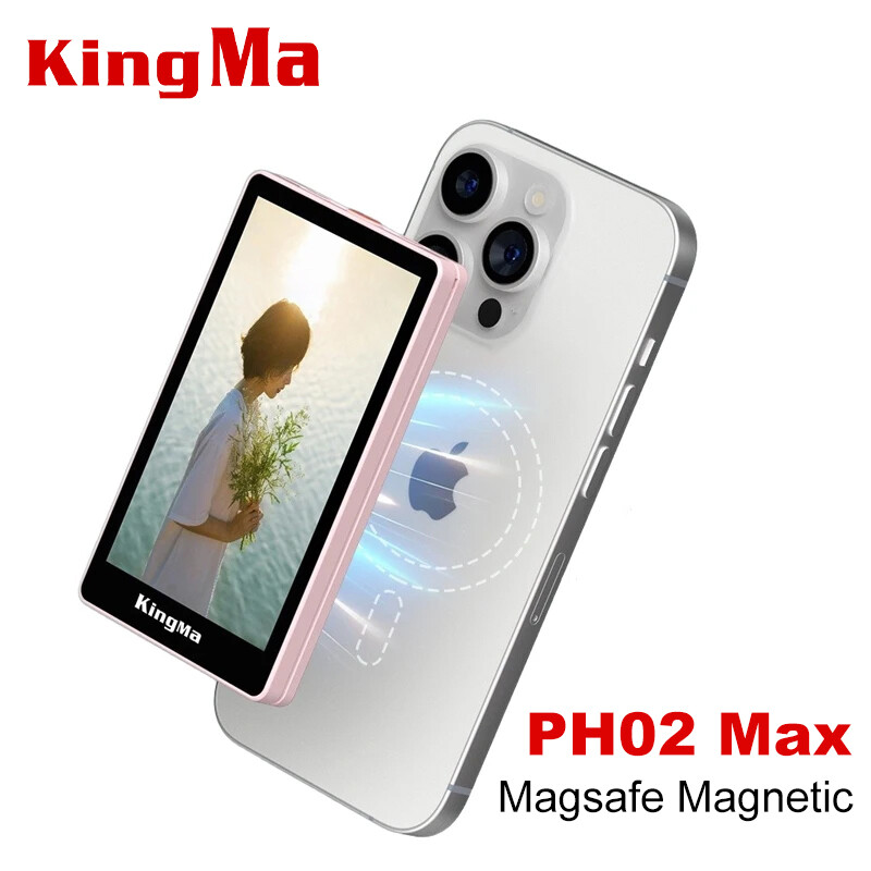 Magnetic Magsafe Phone Monitor for Vlogging and Selfies with Rear Camera