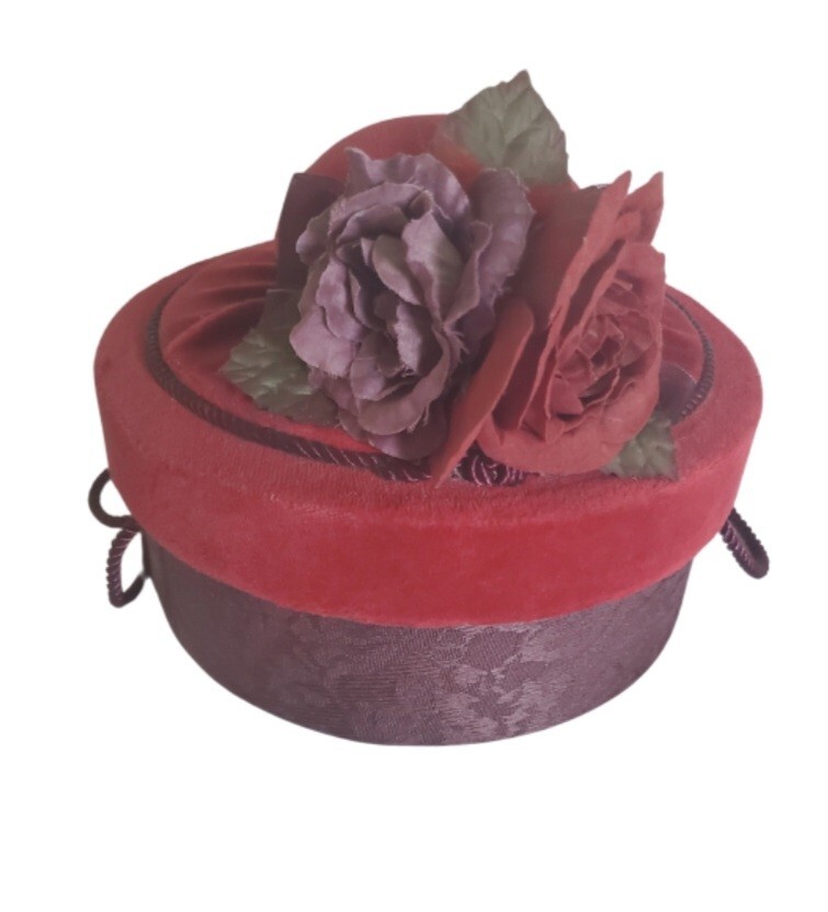 Bearington Collection Style 1853 Red Hat Box Purple 7