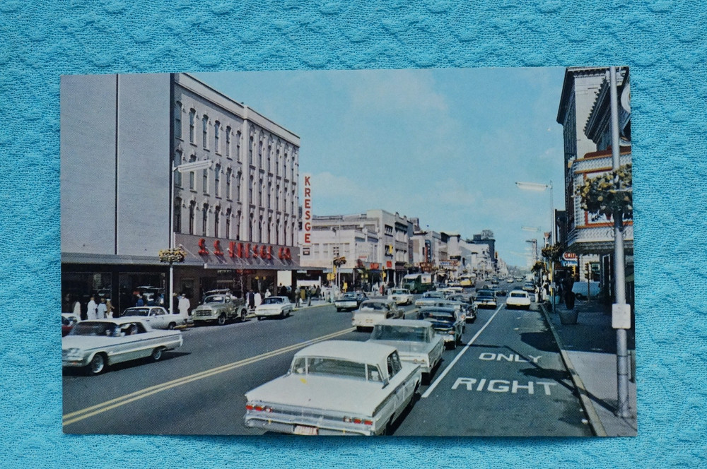 Downtown South Bend, Indiana - Postcard