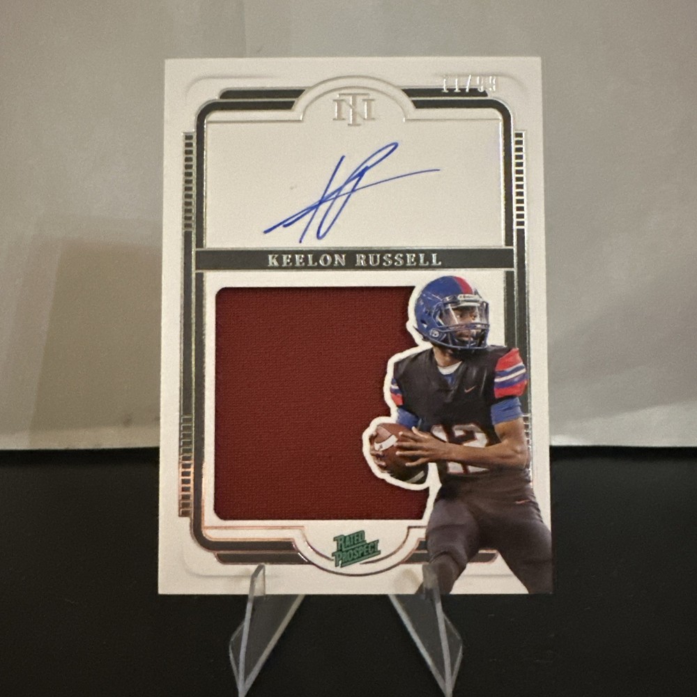 2025 National Treasures Collegiate Keelon Russell RPA /99