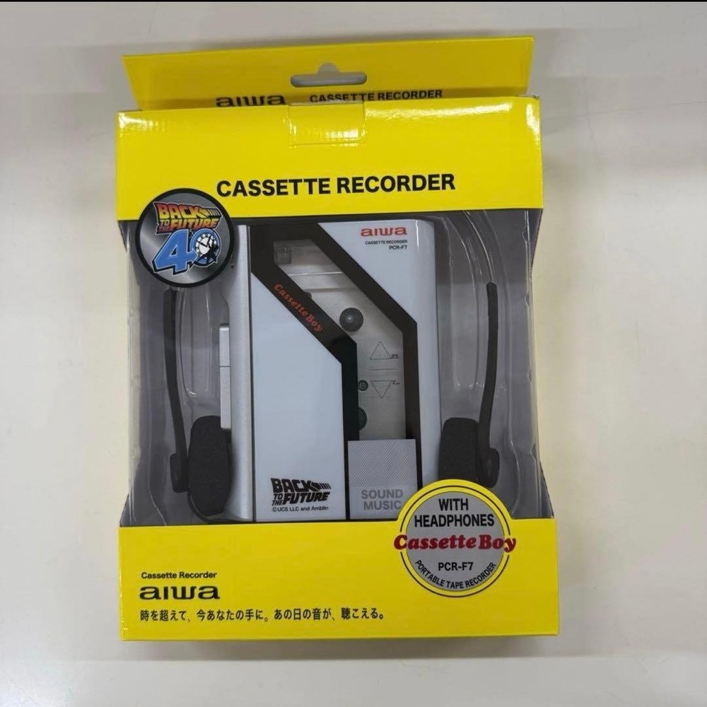 Portable Cassette Player Back To The Future 40th Anniversary Japan Limited