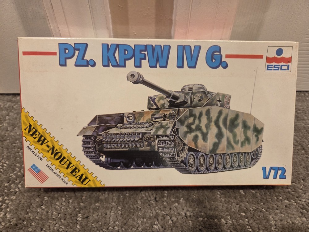 Esci Pz.Kpfw. IV G.  1/72 scale model kit No. 8309 - SEALED