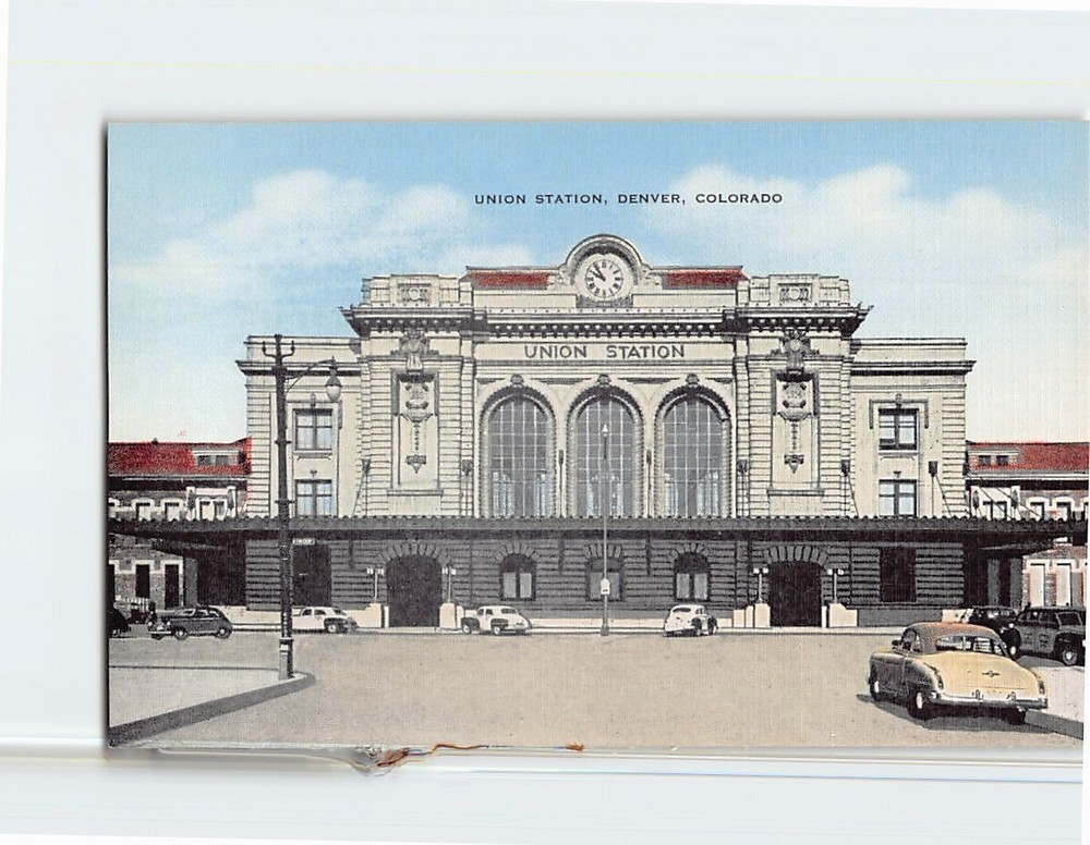 Postcard Union Station Denver Colorado USA
