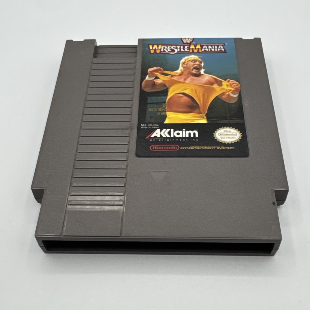 WWF WrestleMania - Hulk Hogan (Nintendo NES) CLEANED & TESTED