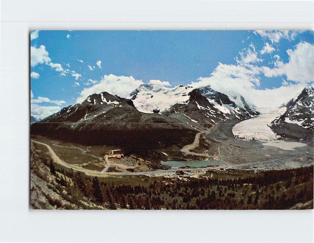 Postcard Panoramic View Columbia Ice Fields Jasper National Park Canada
