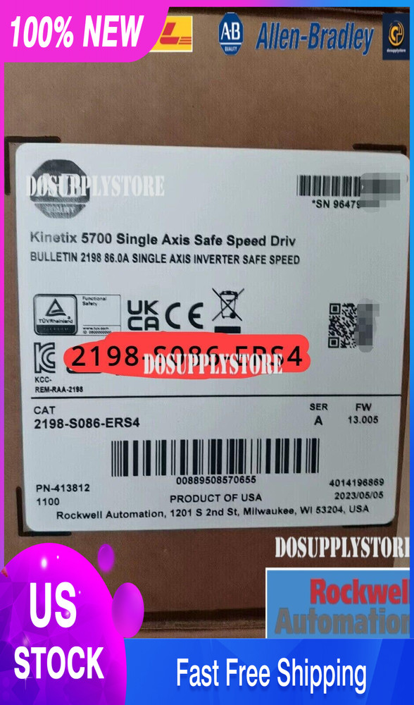 2198-S086-ERS4 Allen Bradley Kinetix 5700 Servo Drive FREE SHIP