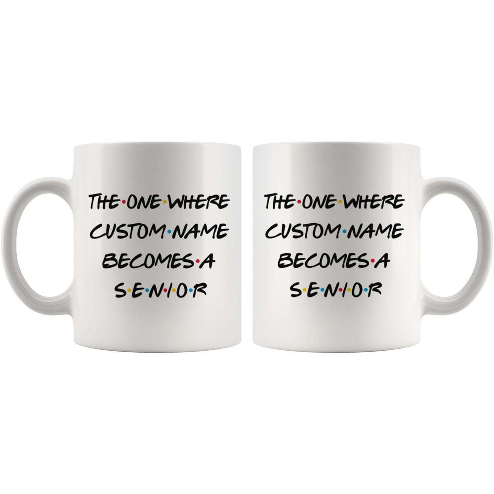 Personalized Senior Student Coffee Mug Twelfth Grade Student Present Gift