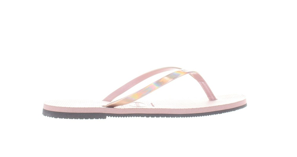 Havaianas Rose Gold T-Strap Sandals for Women Size 6 7651227