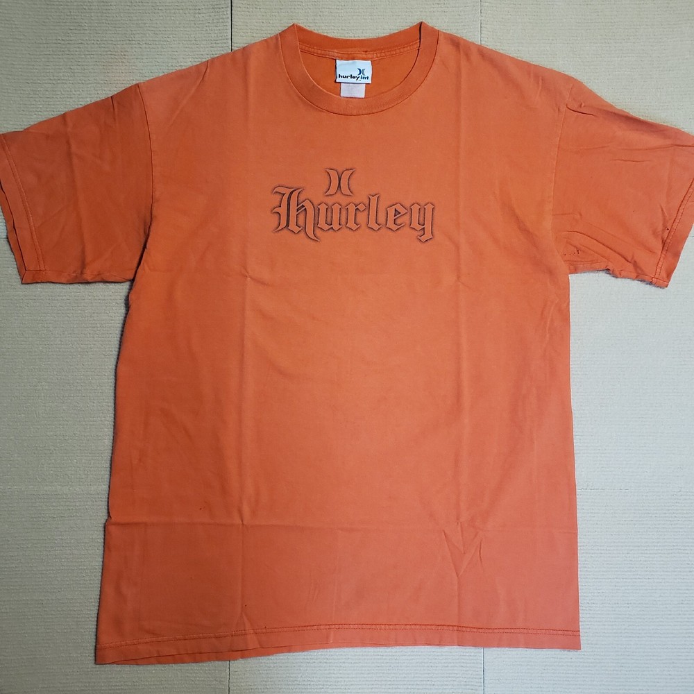Vintage 90s Hurley Int. RARE Iron Cross T-Shirt Size XL Skate Grunge Y2K Punk