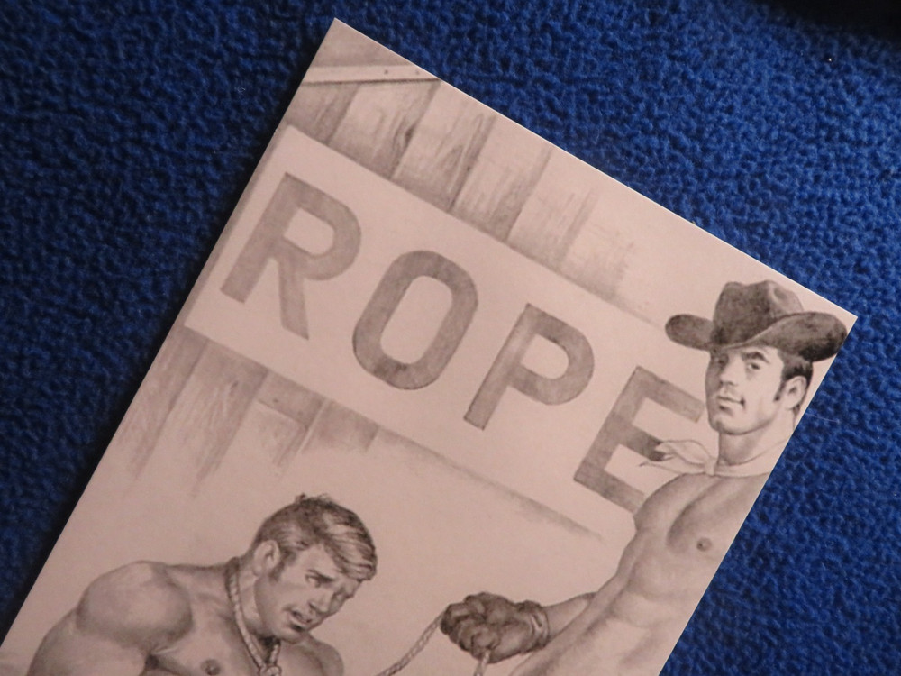 Tom Of Finland  Etienne  Rope  5X7  Postcard