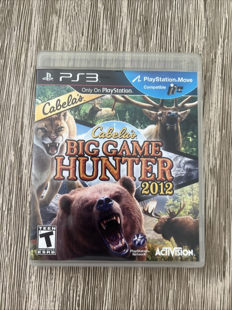 Cabela's Big Game Hunter 2012 (Sony PlayStation 3, PS3, 2011) Complete