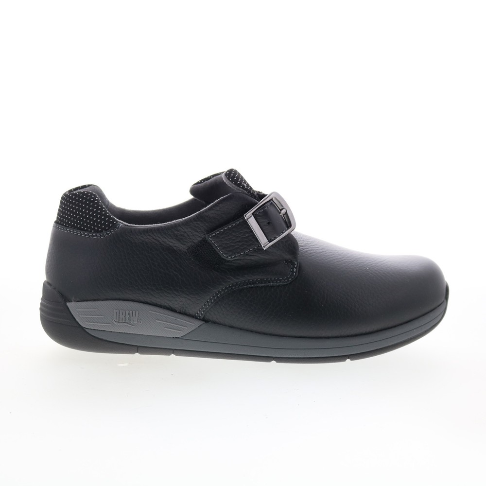Drew Tempo 14806-12 Womens Black Leather Lifestyle Sneakers Shoes