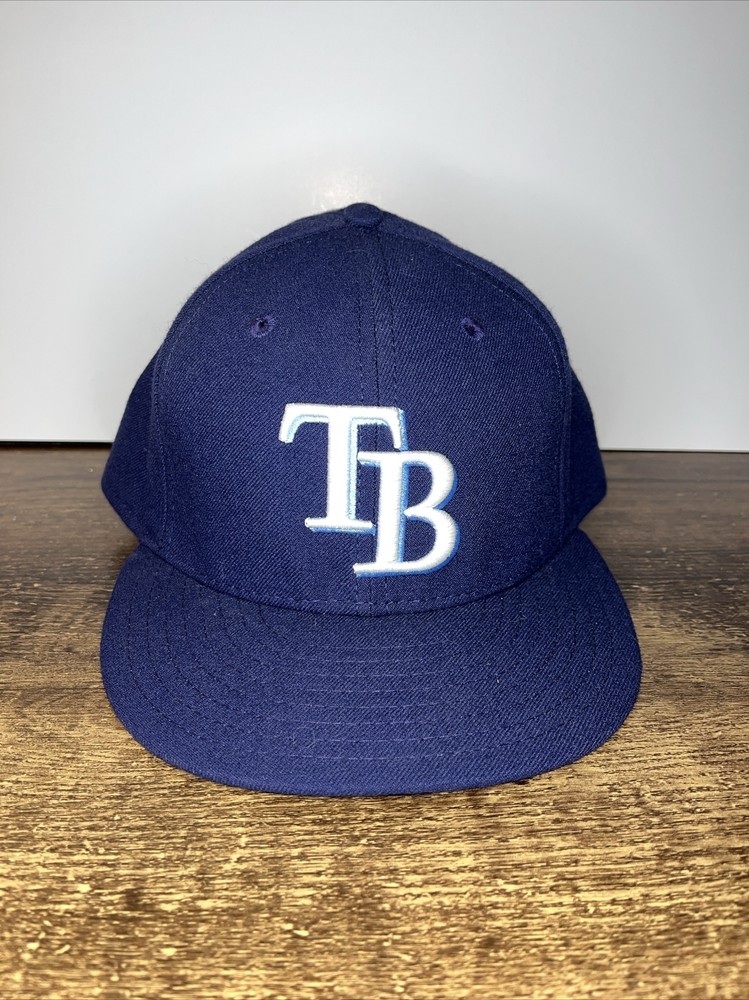 New Era 59Fifty Hat MLB Tampa Bay Rays Authentic Collection On Field 7 3/4