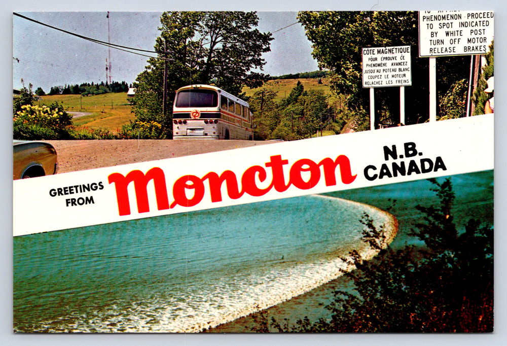 Vintage Postcard Moncton New Brunswick Canada