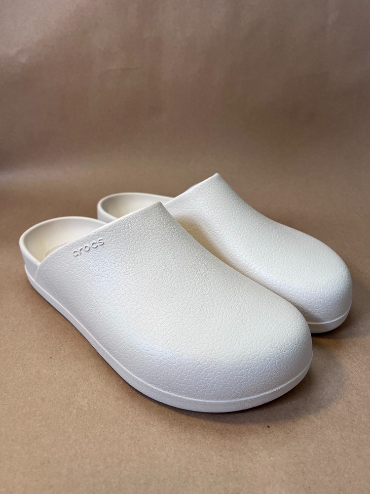 Crocs Dylan Mules Clogs Shoes Sandals Slip On Stucco Mens Size 9