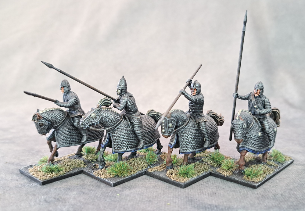 Painted Cataphracts #3 - 4 Historical Miniatures - 28mm