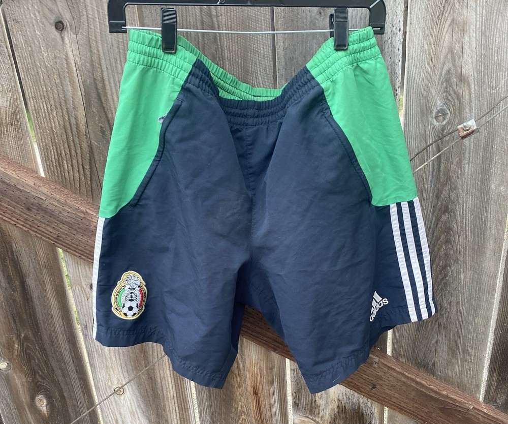 Vintage 2008 Adidas Mexico National Team Soccer Training Shorts Size M